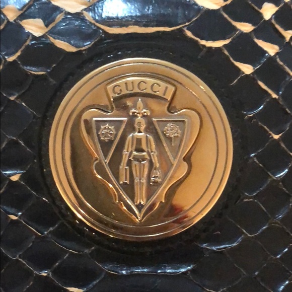 GENUINE PYTHON GUCCI HYSTERICA CLUTCH - Picture 2 of 6